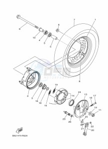 GPD125-A NMAX 125 (BV3H) drawing STEERING