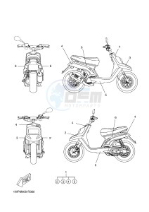 CW50 CW50LN 80 BOOSTER 13" NAKED (1WP6) drawing GRAPHIC & EMBLEM