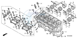 CBF1000AA France - (F / ABS CMF) drawing CYLINDER HEAD