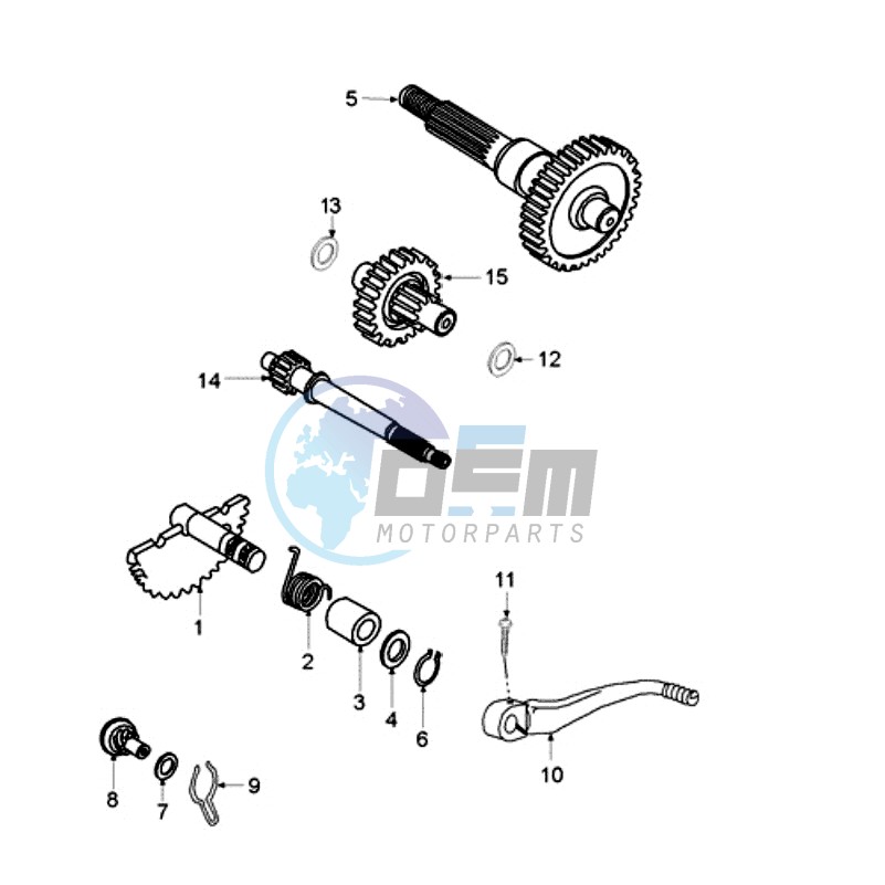 DRIVE SHAFTS / KICKSTARTER