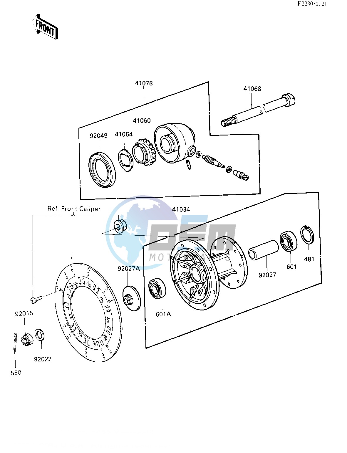 FRONT HUB