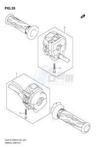 GSX-R1000 (E2) drawing HANDLE SWITCH