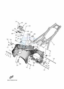 XSR900 MTM890 (BEA1) drawing FRAME