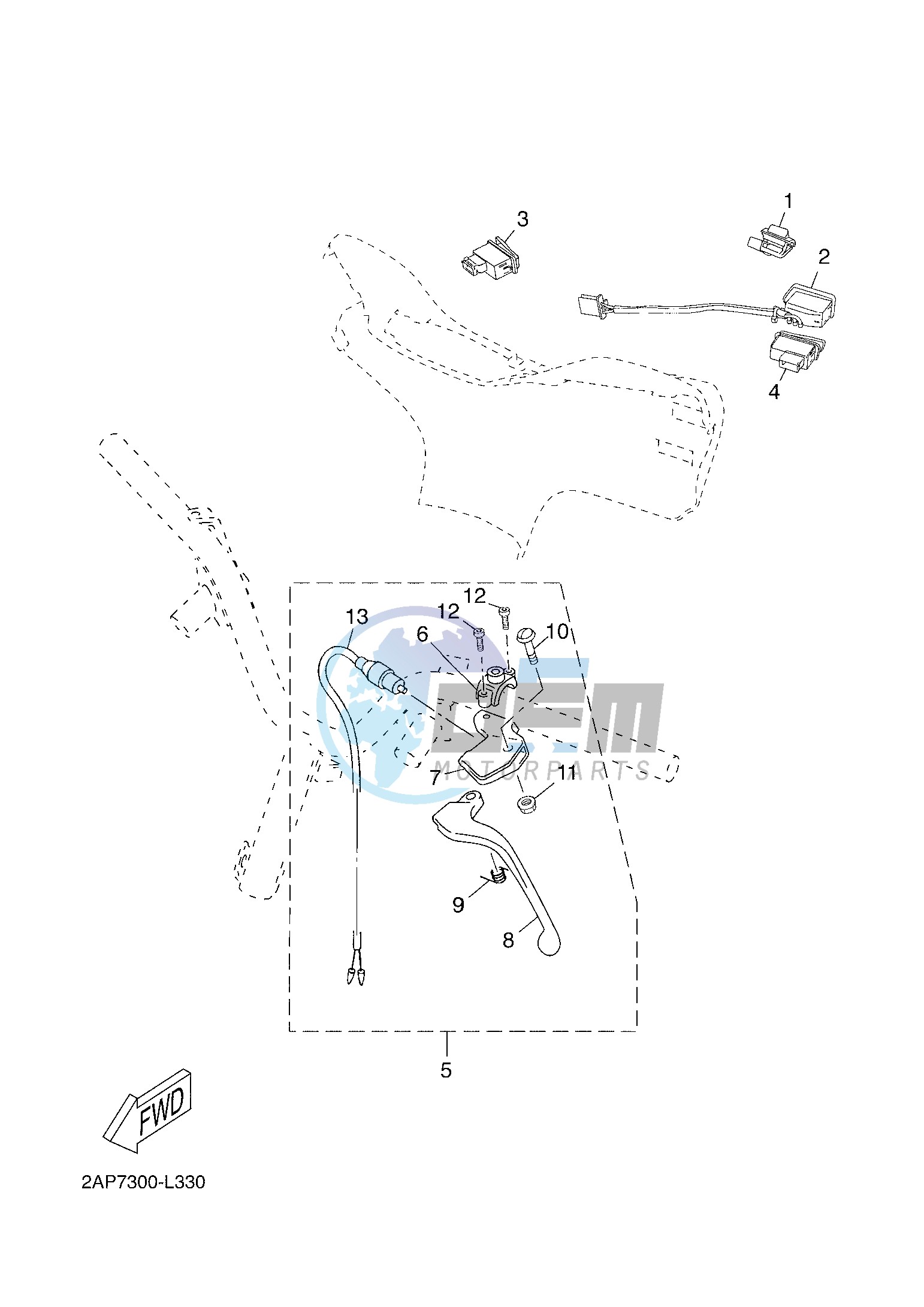 HANDLE SWITCH & LEVER