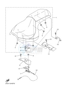 XVS1300CU XVS1300 CUSTOM (2SS3) drawing SEAT