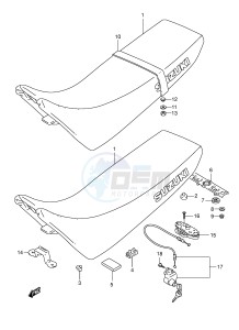 DR800S (E4) drawing SEAT