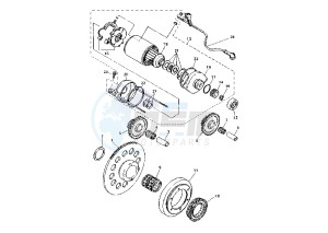 TT RE 600 drawing STARTING CLUTCH