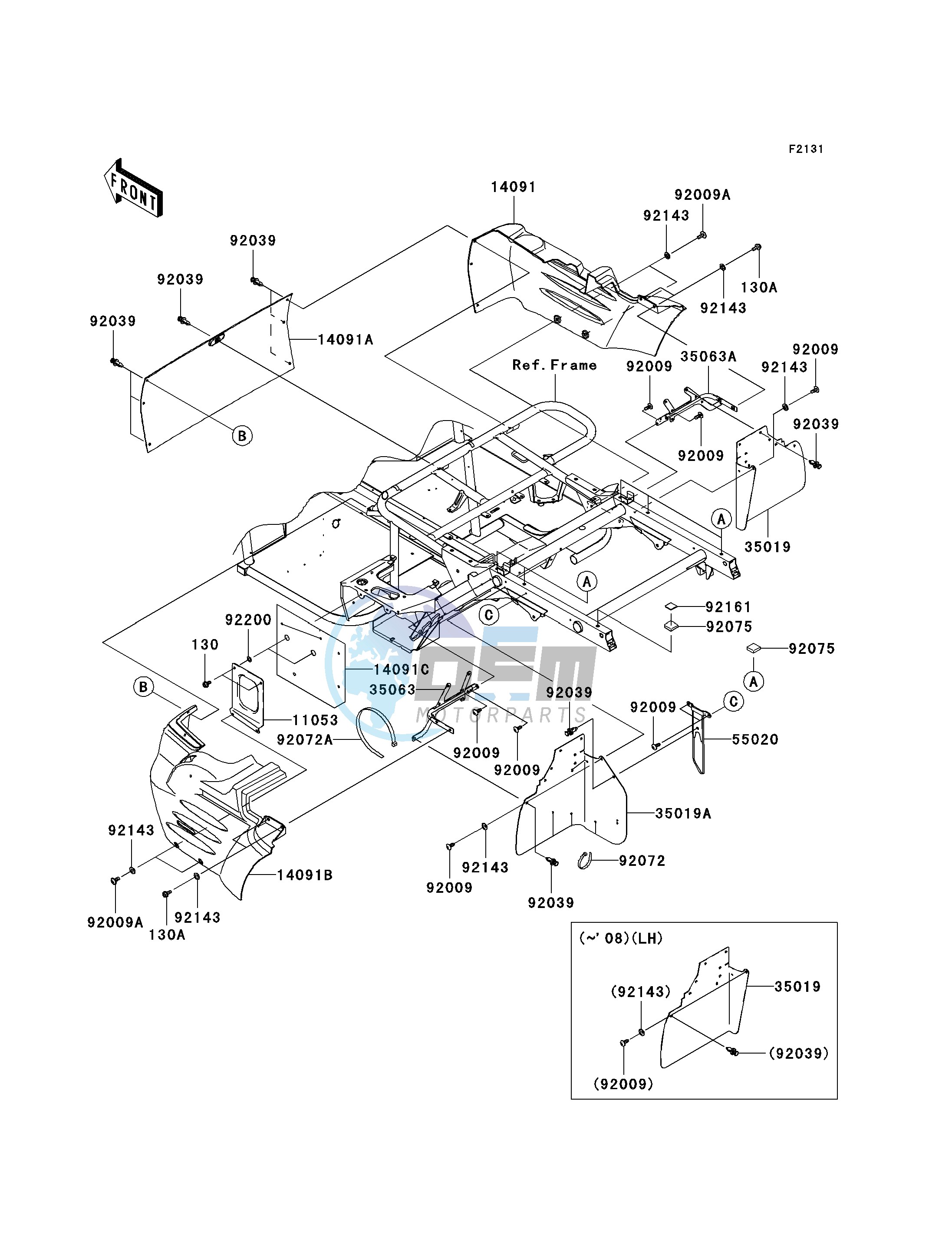 FRAME FITTINGS-- REAR- -