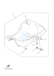 YFM350A YFM35GTXH GRIZZLY 350 2WD (B149) drawing SEAT