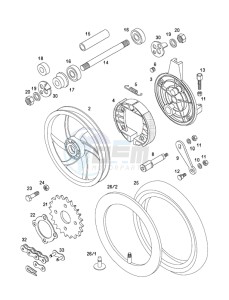 FLEXER_45kmh 50 drawing Rear wheel