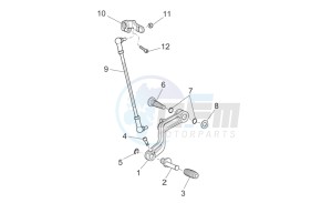 Griso V 8V 1200 drawing Gear lever