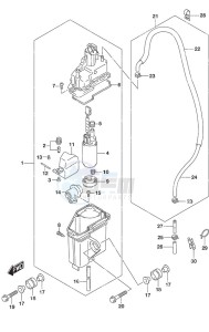 DF 150A drawing Fuel Vapor Separator