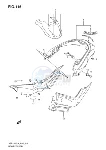 VZR 1800 Z drawing REAR FENDER Z L4