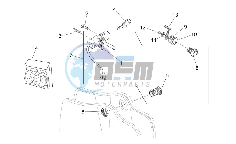 Lock hardware kit