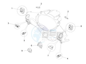 Fly 50 4t 4v drawing Selectors - Switches - Buttons