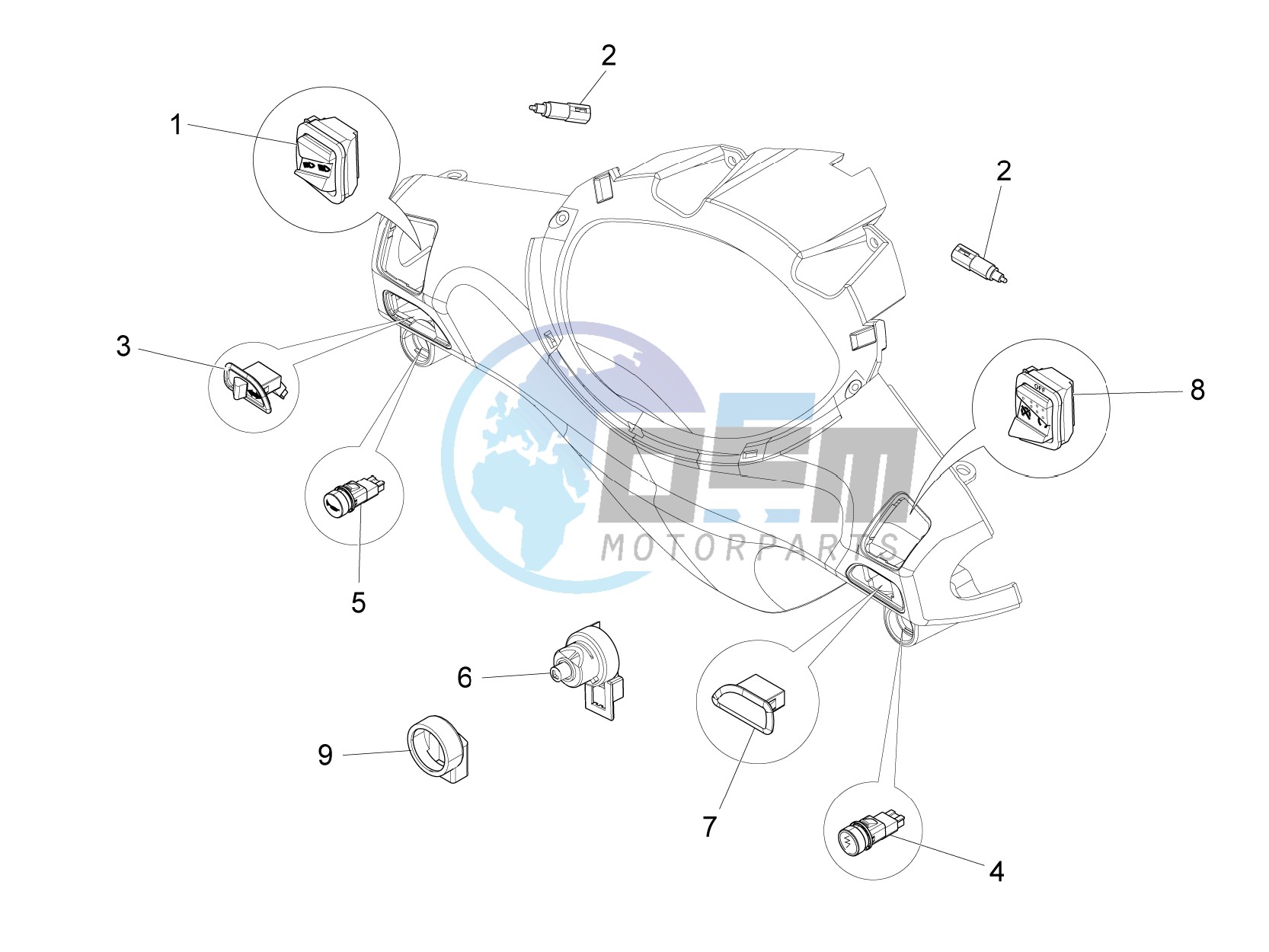 Selectors - Switches - Buttons