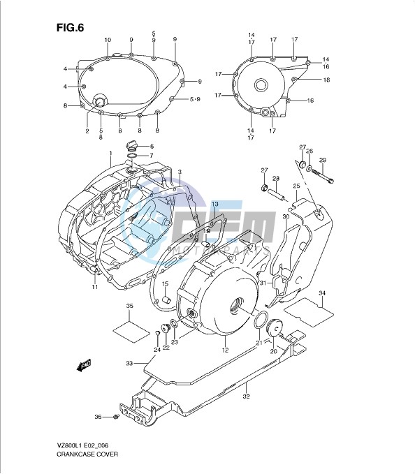 CRANKCASE COVER