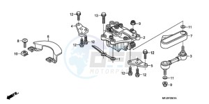 CBR600RR9 Europe Direct - (ED / MME SPC) drawing STEERING DAMPER