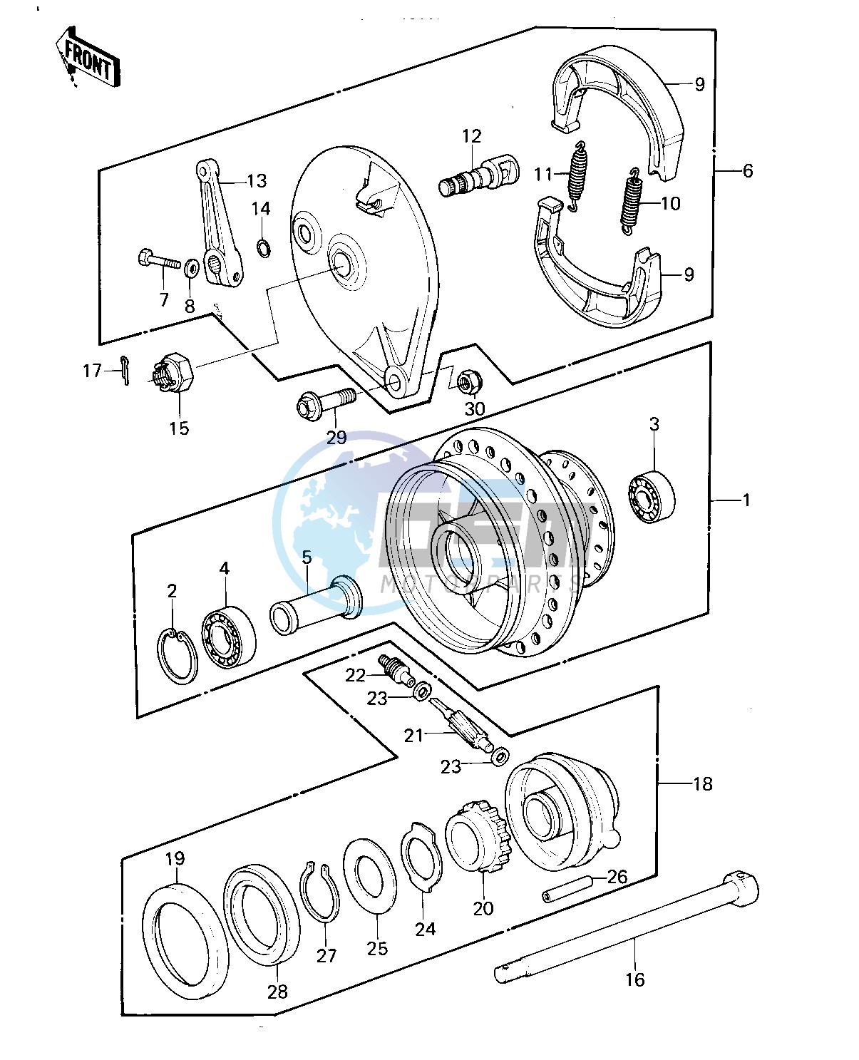 FRONT HUB_BRAKE