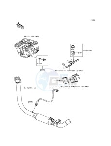 NINJA_250SL_ABS BX250BFF XX (EU ME A(FRICA) drawing Fuel Injection