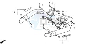 NSR125R drawing AIR DUCT (2)