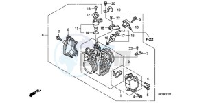 TRX420FPA9 Australia - (U) drawing THROTTLE BODY