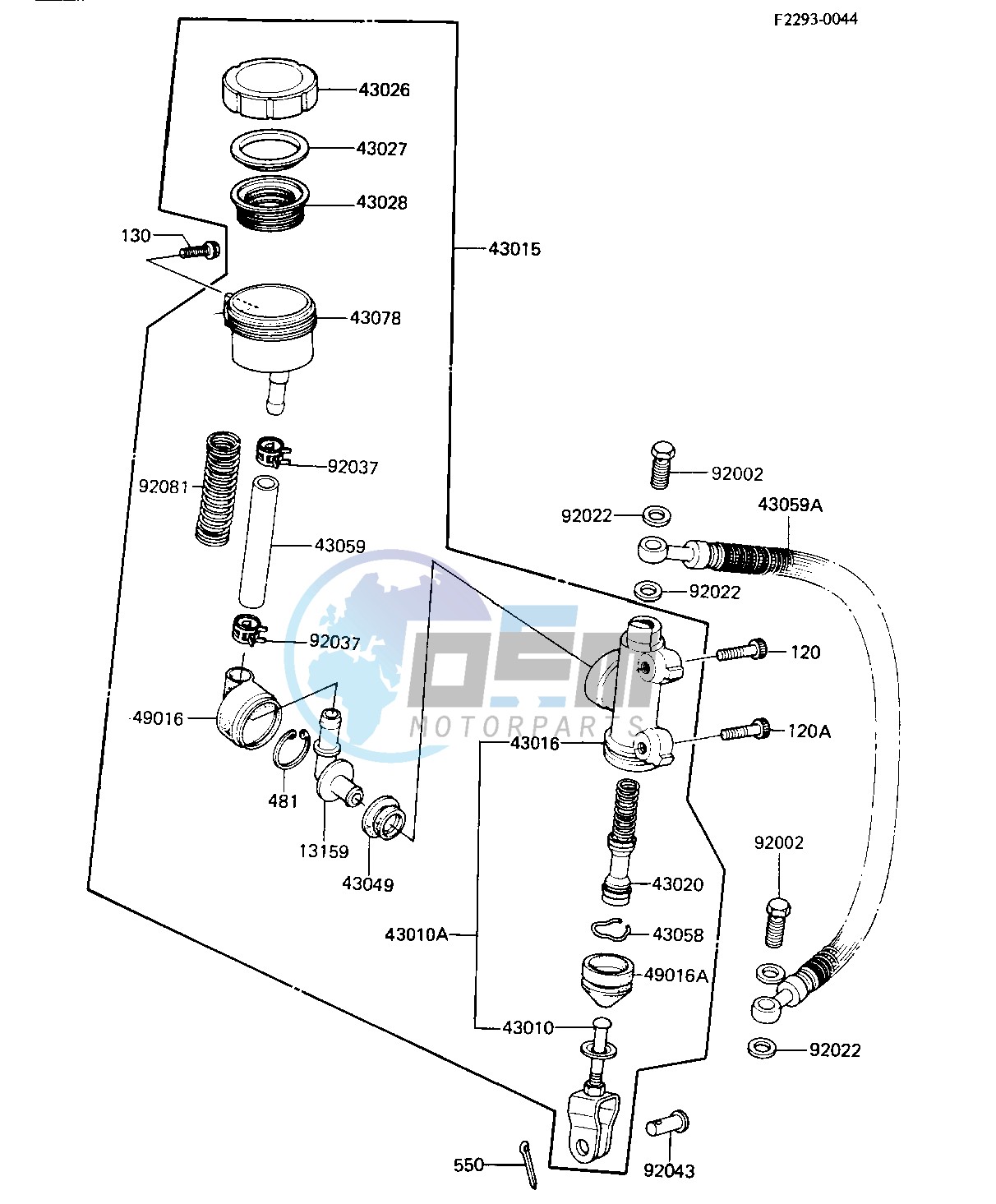 REAR MASTER CYLINDER