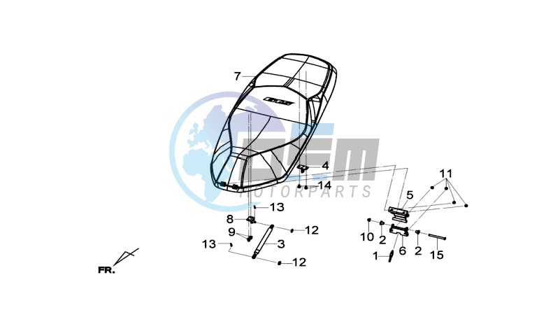 BUDDYSEAT / REAR LUGGAGE FRAME /