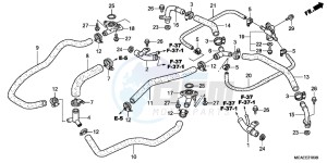 GL1800C drawing WATER PIPE