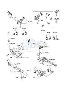 VN1700_VOYAGER_CUSTOM_ABS VN1700KDF GB XX (EU ME A(FRICA) drawing Ignition Switch