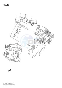 DL1000 (E28) V-Strom drawing FUEL DELIVERY PIPE