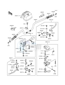 KLF 220 A [BAYOU 220] (A5-A9) [BAYOU 220] drawing HANDLEBAR