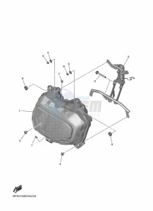 ESS025 drawing HEADLIGHT