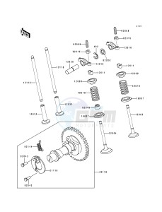 KAF 300 A [MULE 500] (A1) [MULE 500] drawing VALVE_CAMSHAFT