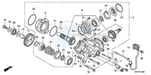 VT750C2F9 Australia - (U / KMH MME) drawing CROSS SHAFT