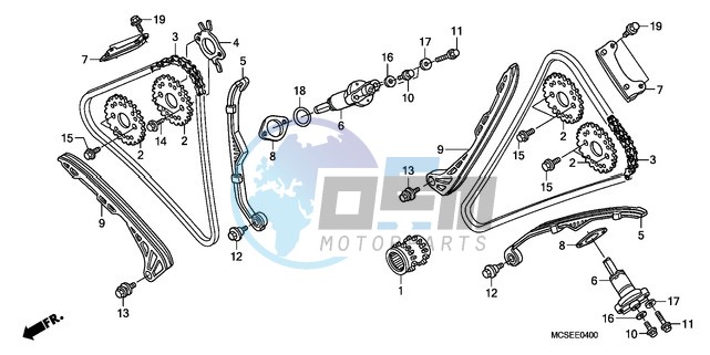 CAM CHAIN/TENSIONER