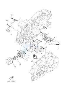 XP500 TMAX T-MAX 530 (2PWL) drawing OIL PUMP