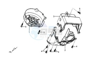 MIO 50 SPORT 45KMH drawing SHROUD ASSY