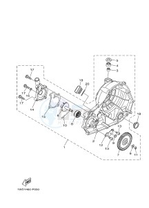 MTN320-A MTN-320-A MT-03 (B9A2) drawing WATER PUMP