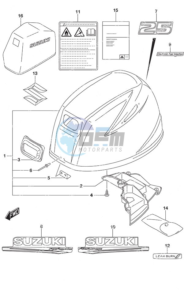 Engine Cover Non-Remote Control