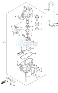 DF 90A drawing Fuel Vapor Separator