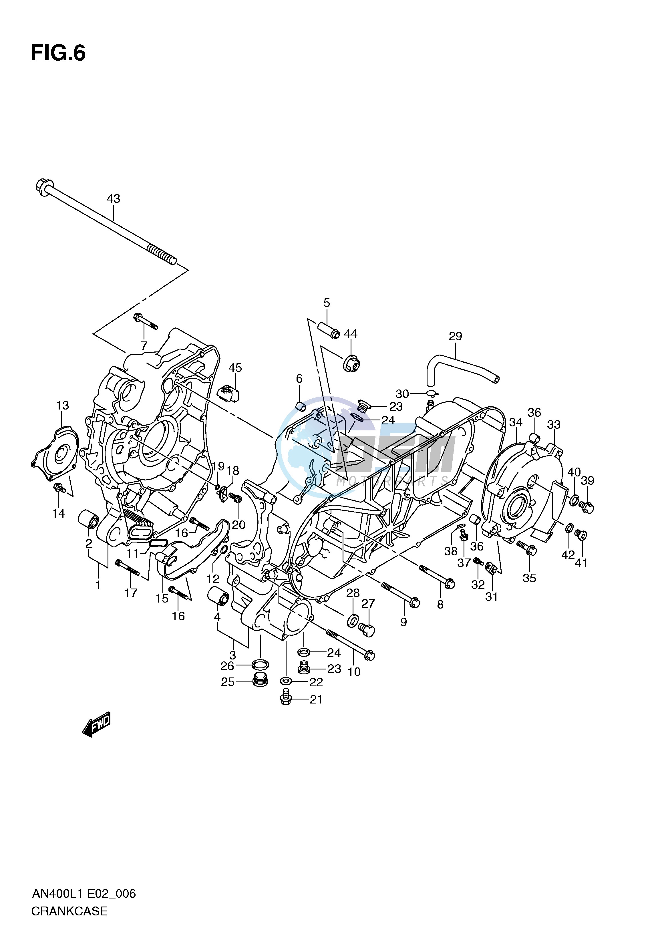 CRANKCASE (AN400L1 E2)