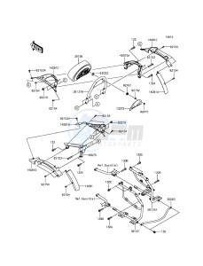 VULCAN 1700 NOMAD ABS VN1700DGF GB XX (EU ME A(FRICA) drawing Saddlebags(Side Bag Bracket)