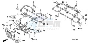 TRX420FMA Australia - (U / 2U 4WD) drawing CARRIER