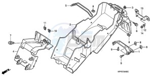 CBR125RW9 Germany - (G) drawing REAR FENDER