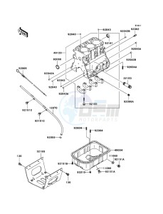 MULE 3010 TRANS 4x4 DIESEL KAF950E8F EU drawing Crankcase