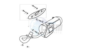 ATLANTIS - 50 CC Euro 2 4T drawing EXHAUST