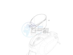 PRIMAVERA 50 4T 3V 25 KMH NOABS E4 25 kmh (EMEA) drawing Helmet housing - Undersaddle