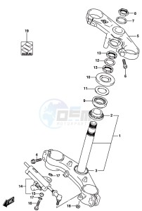 GSX-R1000 ARZ drawing STEERING STEM (GSX-R1000AL8 E21)