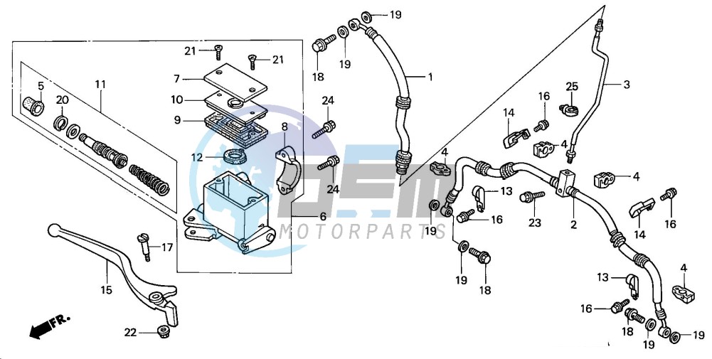 FR. BRAKE MASTER CYLINDER